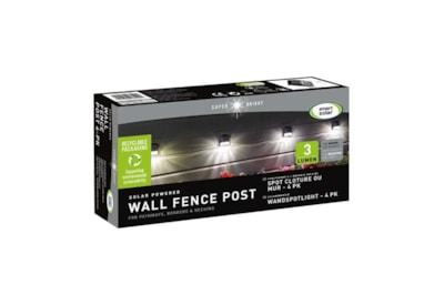 Smart Garden Fence Wall & Post 3l Light 4 Pack (1007010)