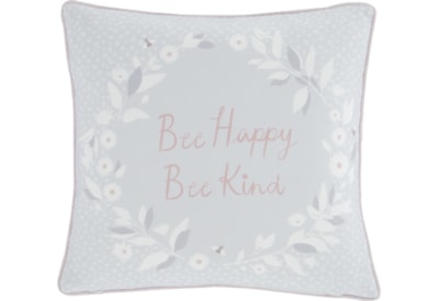Bee Kind Cushion Pink & Grey 43x43 (DS/55134/W/CC43/PGR)