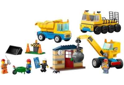 Lego® City Construction Trucks&wrecking Ball Crane (60391)