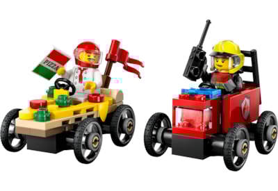 Lego® City Pizza vs. Fire Truck Race Car Pack Lego® City Pizza vs. Fire Truck Race Car Pack