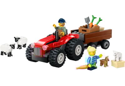 Lego® City Red Farm Tractor with Trailer & Sheep Lego® City Red Farm Tractor with Trailer & Sheep