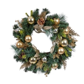 Three Kings Baubly Wreath Gold 40cm (2543000)