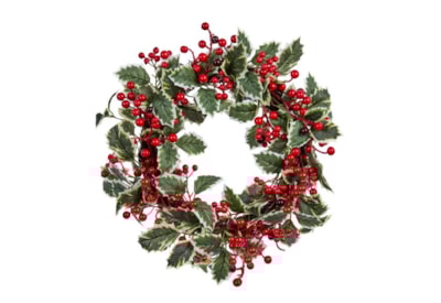 Three Kings Holly Berry Wreath 40cm Three Kings Holly Berry Wreath 40cm