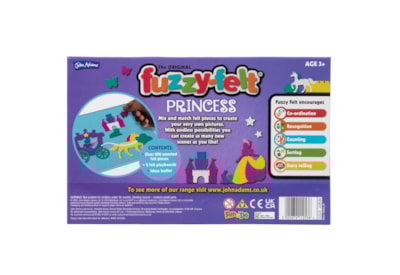 John Adams Fuzzy Felt Princess Draw Set John Adams Fuzzy Felt Princess Draw Set
