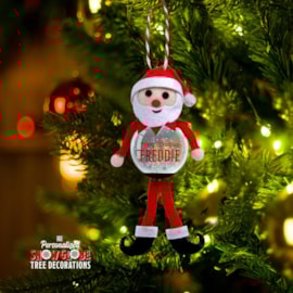 History & Heraldry Personalised Snow Globe Tree Dec Freddie History & Heraldry Personalised Snow Globe Tree Dec Freddie