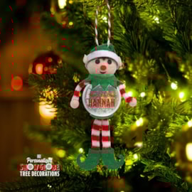 History & Heraldry Personalised Snow Globe Tree Dec Hannah History & Heraldry Personalised Snow Globe Tree Dec Hannah