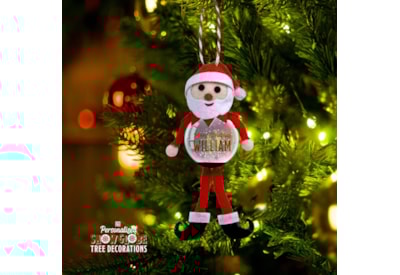 History & Heraldry Personalised Snow Globe Tree Dec William History & Heraldry Personalised Snow Globe Tree Dec William