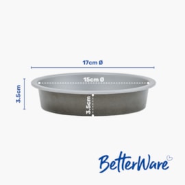 Betterware Air Fry Deep Round Dish 15cm Betterware Air Fry Deep Round Dish 15cm
