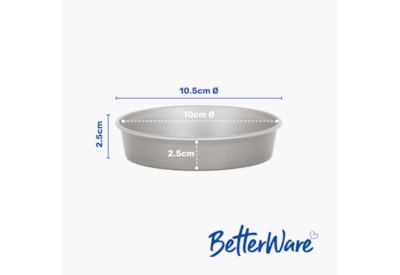 Wham Betterware Air Fry Round Dish Set 4
