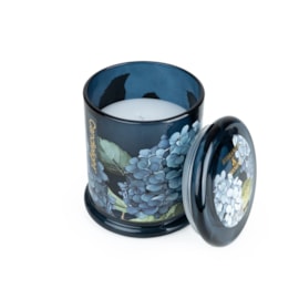 Large Glass Lidded Jar Hydrangea & Jasmine Large Glass Lidded Jar Hydrangea & Jasmine