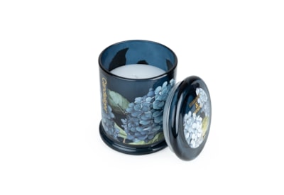 Large Glass Lidded Jar Hydrangea & Jasmine