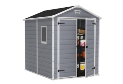 Keter Manor Shed  6X8Ft Grey