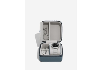 Stackers Travel Jewellery & Watch Box Blue