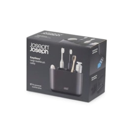 Joseph Joseph Easystore Toothbrush Caddy Black Large Joseph Joseph Easystore Toothbrush Caddy Black Large