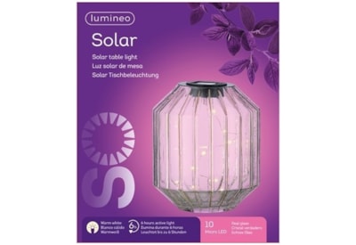 Solar Table Light Glass Solar Table Light Glass