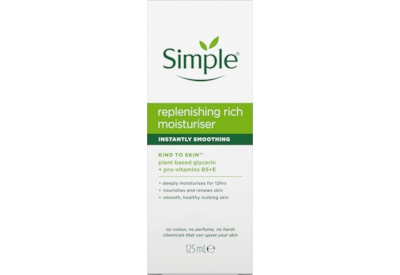 Simple Replenishing Rich Moistuiser 125Ml