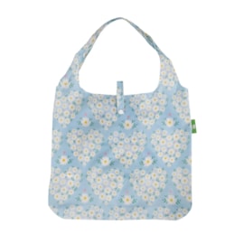 Eco Chic Blue Daisy Hearts Shopper