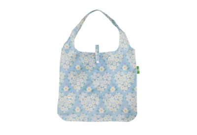 Eco Chic Blue Daisy Hearts Shopper