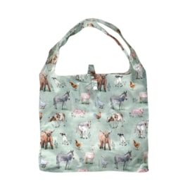 Eco Chic Sage Farm Animals Shopper Eco Chic Sage Farm Animals Shopper