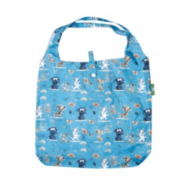 Eco Chic Blue Whimsy Dogs Shopper Eco Chic Blue Whimsy Dogs Shopper
