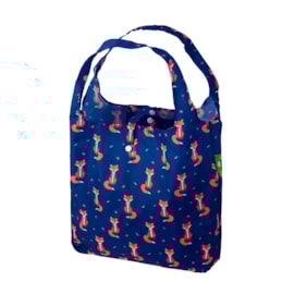 Eco Chic Navy Foxes Shopper