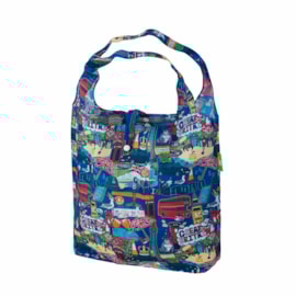 Eco Chic Navy Great Britain Shopper