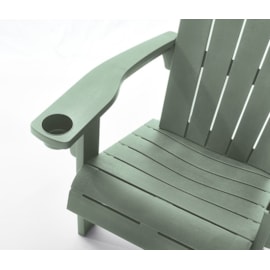 Keter Alpine Adirondack Chair - Vintage Green