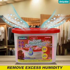Dri Aire Indoor Dehumidifier Rose Scent 500Ml