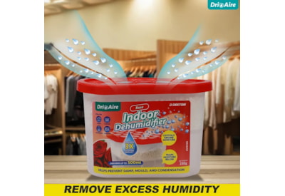 Dri Aire Indoor Dehumidifier Rose Scent 500Ml