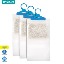 Dri Aire Wardrobe Dehumidifier 3Pc Bonus Bag