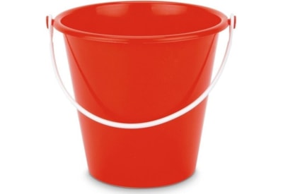 Round Plastic Bucket Bright Colours 18cm Round Plastic Bucket Bright Colours 18cm