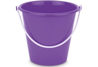 Round Plastic Bucket Bright Colours 18cm Round Plastic Bucket Bright Colours 18cm