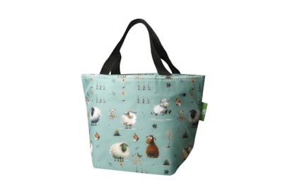 Eco Chic Green Whimsy Sheep Lunch Bag Eco Chic Green Whimsy Sheep Lunch Bag