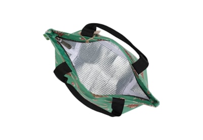 Eco Chic Green Floral Highland Cow Lunch Bag Eco Chic Green Floral Highland Cow Lunch Bag