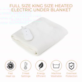 Carmen Full Size King Heated Under Blanket King