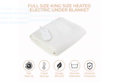 Carmen Full Size King Heated Under Blanket King