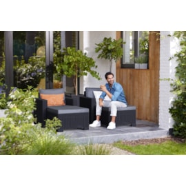 Keter California Balcony Deluxe Set - Graphite