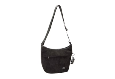 David Jones Corduroy Bucket Shoulder Bag Black David Jones Corduroy Bucket Shoulder Bag Black