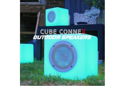 Steepletone Cube Connex Bluetooth Speaker w Led 20cm Steepletone Cube Connex Bluetooth Speaker w Led 20cm