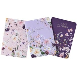 Fleur 3pk A6 Notebooks Fleur 3pk A6 Notebooks