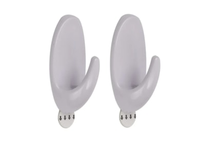 Dekton Geckogrip Hook  Set 2Pc White
