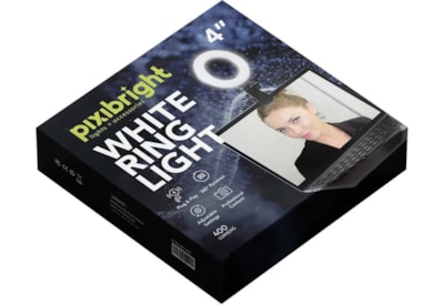 Pixibright 4" White Led Ring Light (DSM0120)