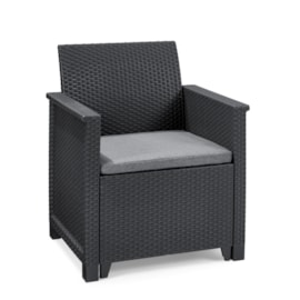 Keter Emma 2 Seater Balcony Set - Graphite