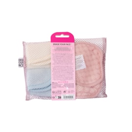 Erase Your Face Travel Pouch With Cloths 4 Pack