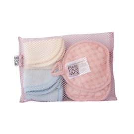 Erase Your Face Travel Pouch With Cloths 4 Pack