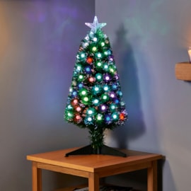 Premier Fibre Optic Tree With Colour Change Ball 80cm Premier Fibre Optic Tree With Colour Change Ball 80cm