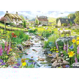 Gibsons Babbling Brook (500Xl) Puzzle Gibsons Babbling Brook (500Xl) Puzzle