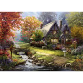 Gibsons Thomas Kinkade: Birdsong Cottage (1000) Puzzle Gibsons Thomas Kinkade: Birdsong Cottage (1000) Puzzle