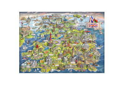 Gibsons Beautiful Britain Jigsaw Puzzle 1000pc