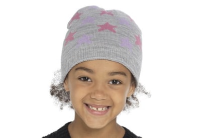 Girls Spot & Star Beanie Hat Asst Girls Spot & Star Beanie Hat Asst